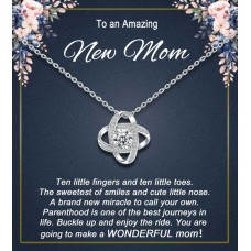 New Mom Gifts for Women, Pregnancy Gifts for First Time Moms, Pregant Wife New Mother Mama to be Necklace-L0001-new-b